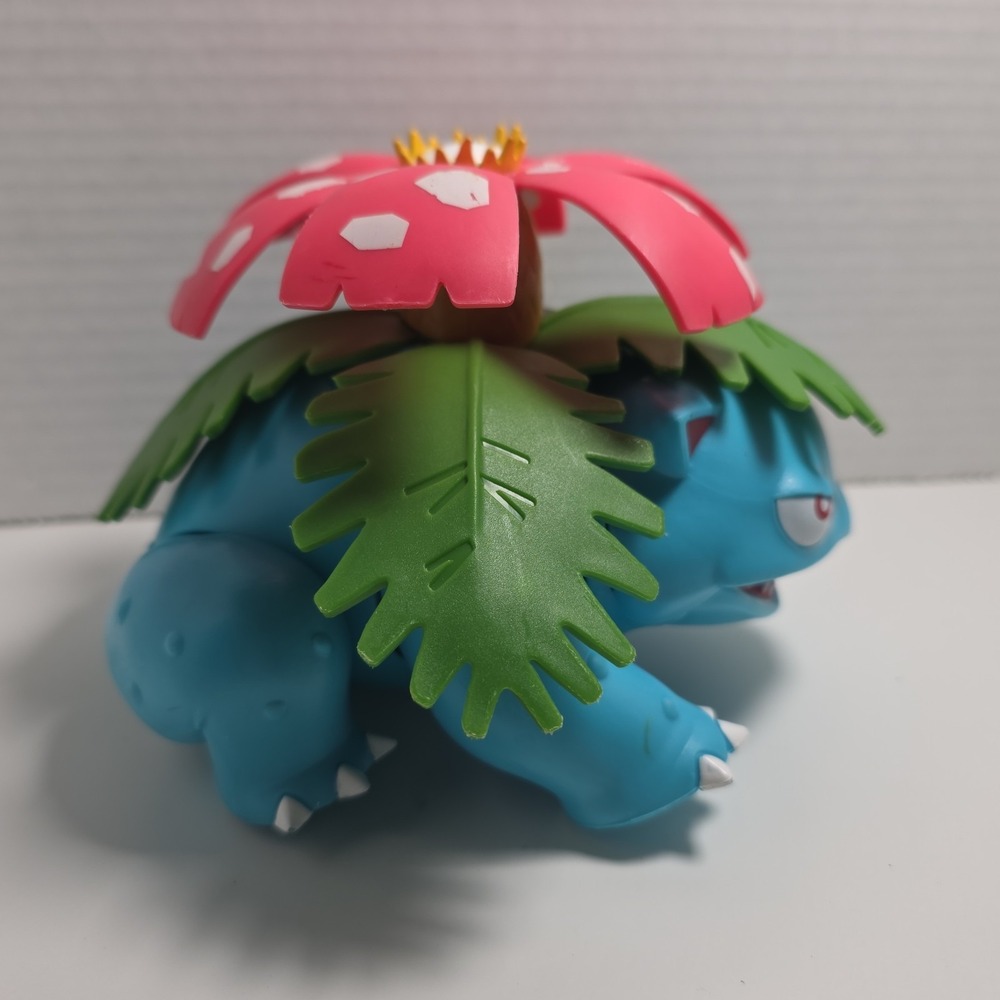 Pokemon Venusaur Large Action Figure Toy Pokemon 2020 Cartoon Anime Jazwares VGC - Picture 5 of 8
